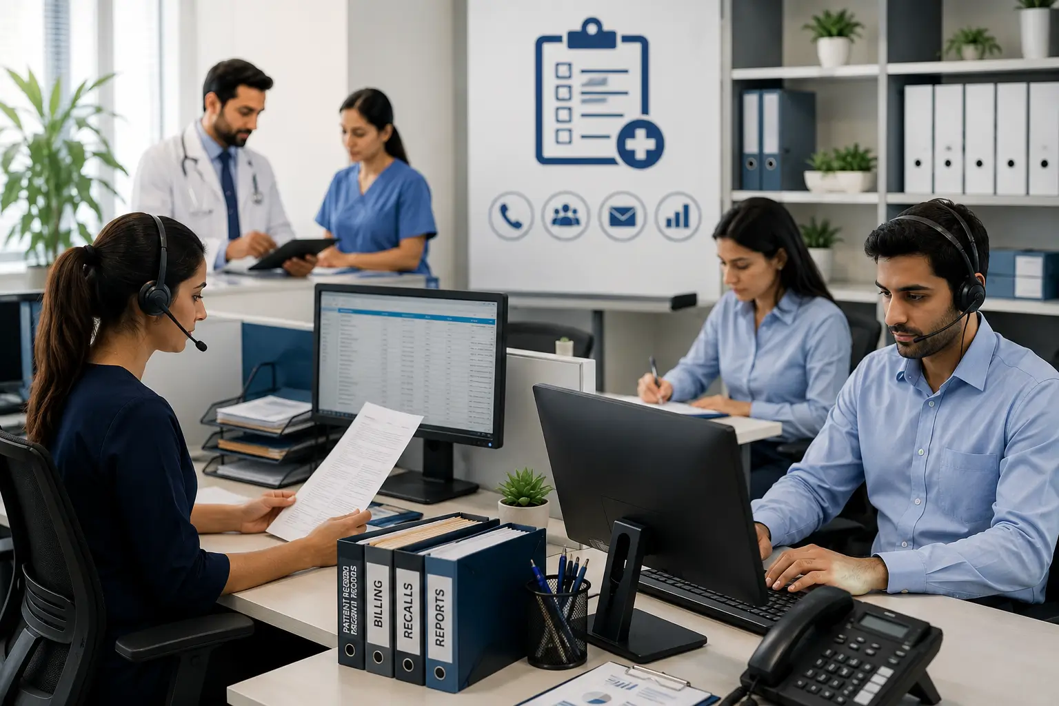 Healthcare back office outsourcing Canada for clinics