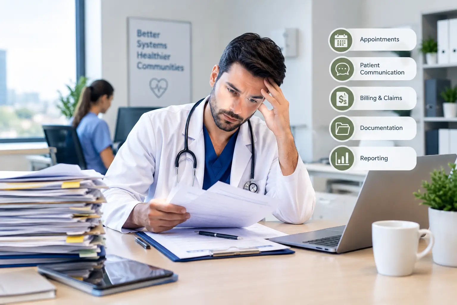 Canadian physician administrative burden affecting clinic operations